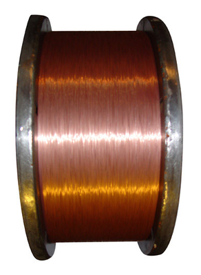 Diameter 1.2mm Copper Clad Steel Wire Tyre , 1860Mpa Breaking Force